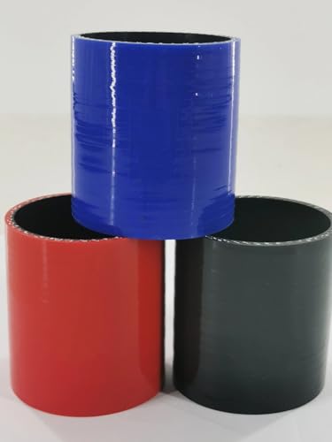 Tuyau flexible silicone universel 76mm rouge pour echangeur turbo