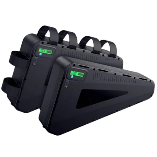 52V Electric Bike Triangle Lithium Battery Pack 31.2Ah Triangle Ebike Battery With fast charger + BMS for Electric Scooters Mountain Bicyclewith charger52V 31.2Ah