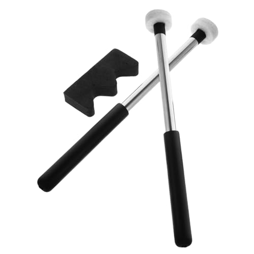 Mallets Percusión VICASKY 2 Pares con Agarre Antideslizante y Puntas de Fieltro para Tambor Tongue Drum, Meditación y Yoga miniatura 1