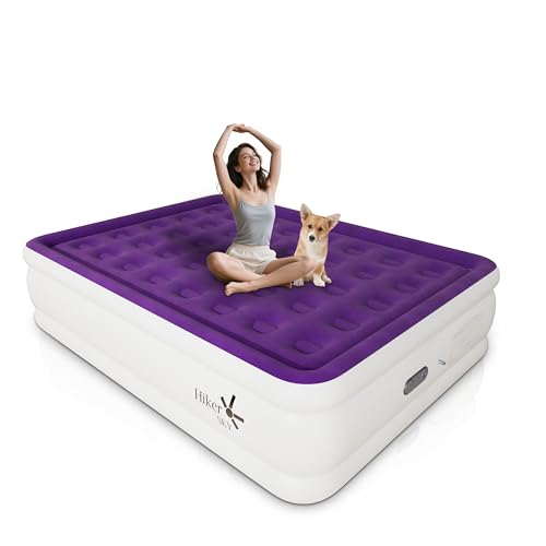 HikerSKY Full Air Mattress with Built in Pump, Inflatable...