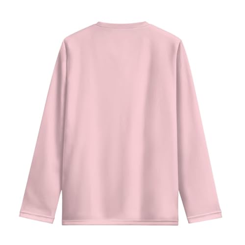 Image of Girls Long Sleeve T Shirt Cute Cartoon Crewneck Shirt for Kids 3-16Y Fall Winter Clothes