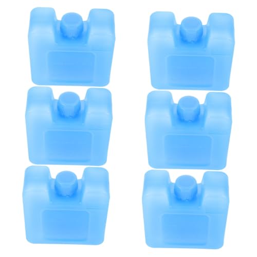 Abaodam 6Pcs Reusable Ice Packs for Coolers Soft Freezer Blocks for Air Cooler Humidifier Cooling Easy Installation Robust Construction