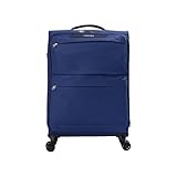 LIGHTGO Kollektion Weiche Reisetaschen – mit Leichtlauf-Spinnerrädern 360° – Größen 20"/24"/28" Zoll für Wochenende bis Langzeitaufenthalt (Marineblau, 20 Zoll)