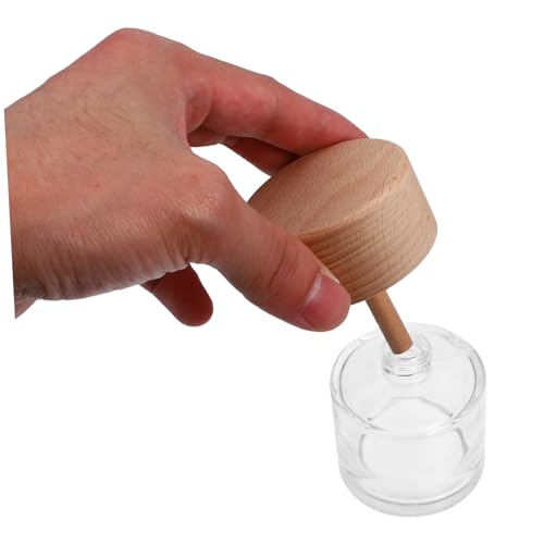 Difusor de Aceites Esenciales Cilíndrico con Tapa de Madera miniatura 4