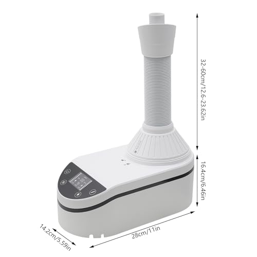 Aspiradora para uñas con ventilación y luz LED miniatura 6