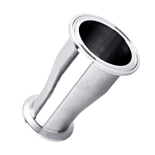 Beduan Reducer Tri Clamp Ferrule Stainless Steel 304 Sanitary Fitting 2" Tube OD to 1-1/2" Tube OD(Pack of 2) by beduan - Image 6