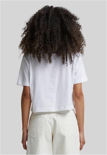 Urban Classics Ladies Short Oversized Tee, Camiseta, Mujer, Blanco, L