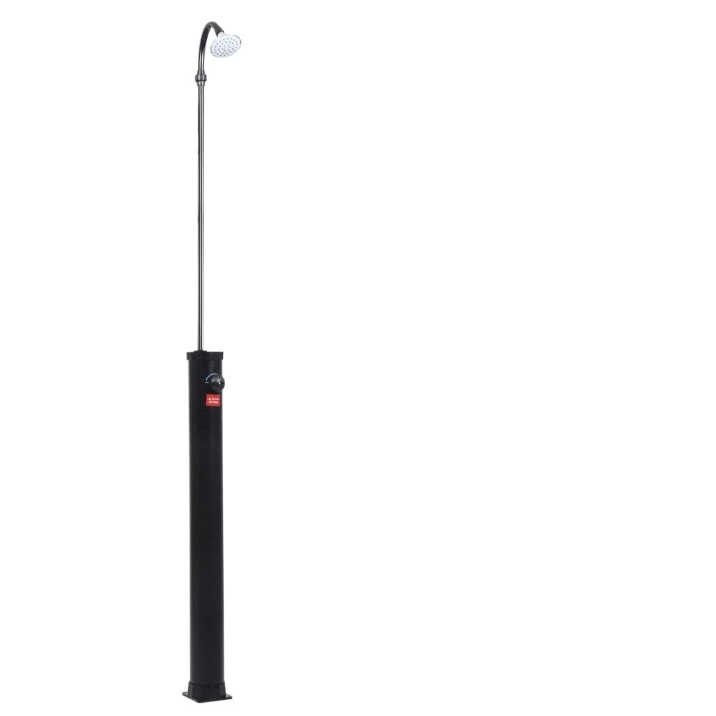 Generico Doccia Solare da Giardino Nera 215 cm 8 L,Casa e Giardino,Piscine e Spa,Accessori per Piscina e spa-92295