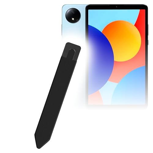 BoxWave Stylus Pouch Compatible with Xiaomi Redmi Pad SE 8.7 - Stylus PortaPouch, Pen Stylii Holder Carrier Portable Self-Adhesive - Jet Black