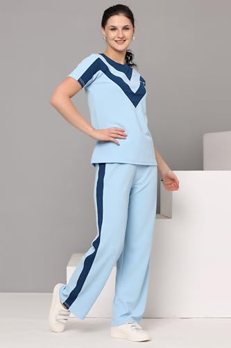 Image of Women's Activewear Set | Stylish Two Piece Track Suit with Printed Top & Jogger Pants | Ideal for Sports, Gym & Casual Outfits