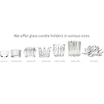 GOLDEAL 30 PCS Small Clear Glass Tealight Candle Holders,Tealight Holders Bulk Use for Weddings Parties Dinner,for 1.5" Tealight. as Well as Candle Mould… - Image 5