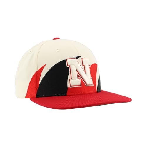 Gorra plana snapback ajustable NCAA Nebraska Cornhuskers miniatura 5