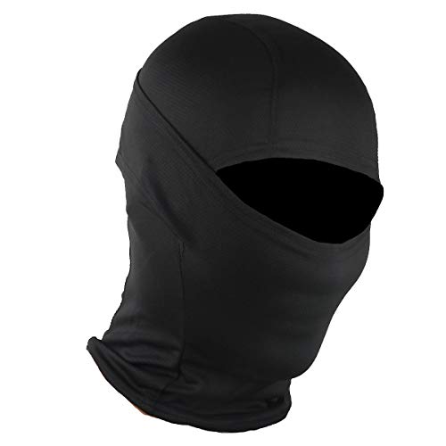 Evd-X Military Camo Face Mask Bandana Balaclava Hood Headwear For Men Women Tactical Training Cycling Ski Hunting (Black) #TOP1