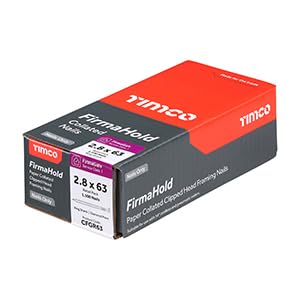 Firmahold - Chiodi per pistola senza telaio a gas, adatti per Paslode IM350 + 50 mm, 63 mm, 75 mm, 90 mm (zincati, 2,8 x 50-1100 pezzi)