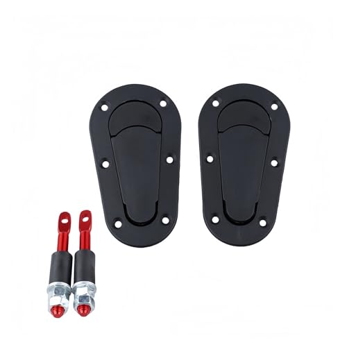 Loquet de verrouillage du capot avant noir pour accessoires course et fixations de sécurité