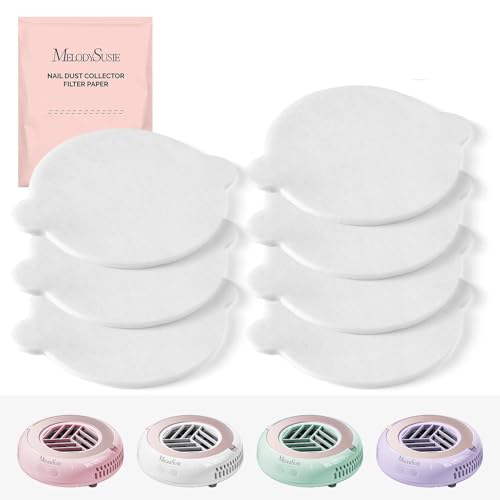 Image of MelodySusie 210Pcs Disposable Filter Papers for HProA Nail Dust Collector