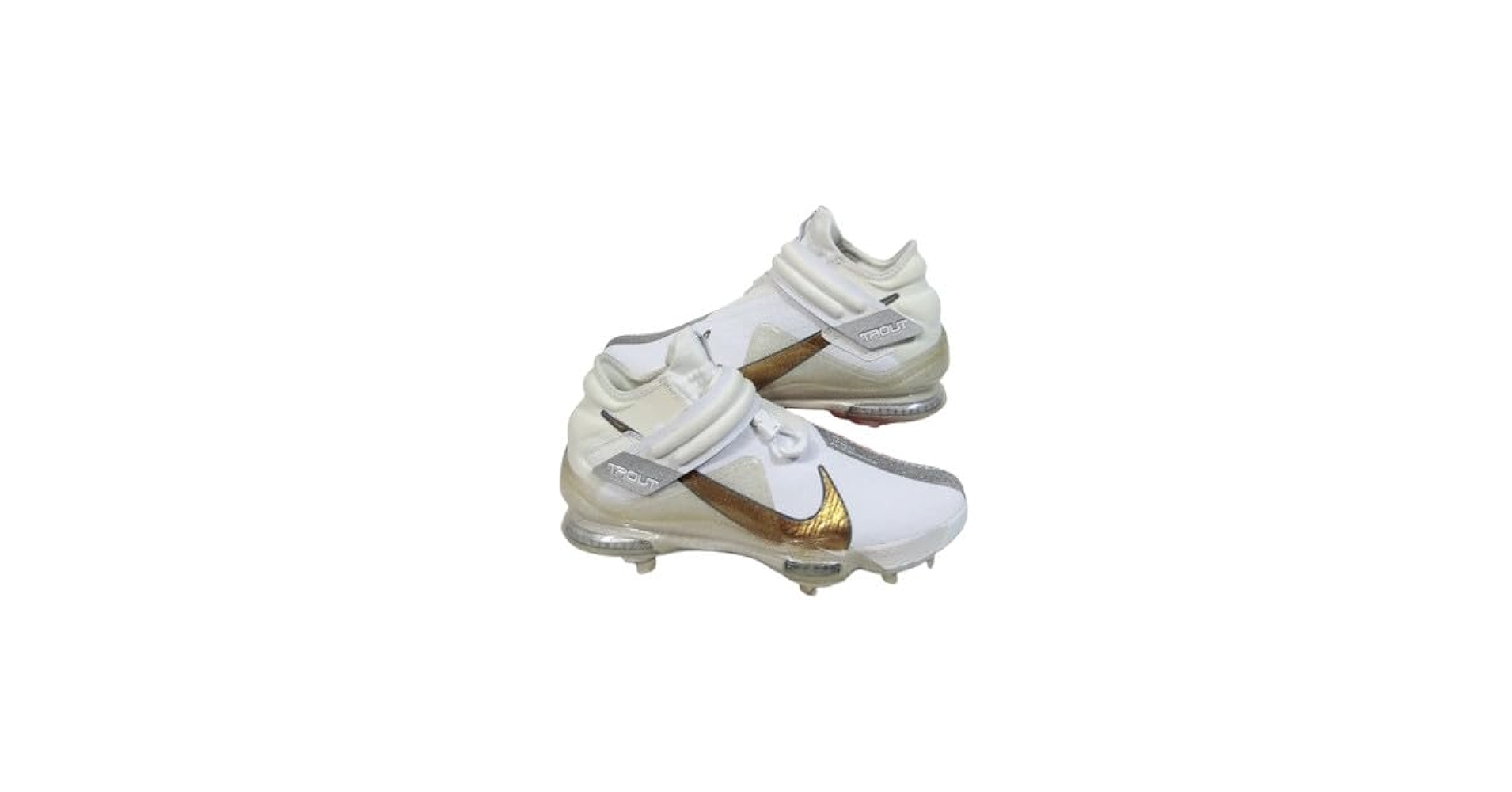Amazon.com | Nike Force Zoom Trout 7 White & Silver Baseball