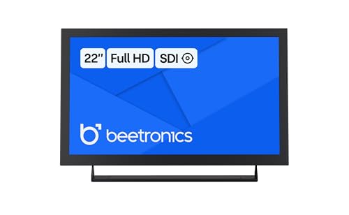 Image of Beetronics 22-Inch Full HD IPS Monitor - Professional Industrial-Grade Display | HDMI, VGA, SDI, RCA Input | Durable Metal Housing, Matte Screen, 24 /7 Continuous Operation, Wide Viewing Angle, 22SDI7M