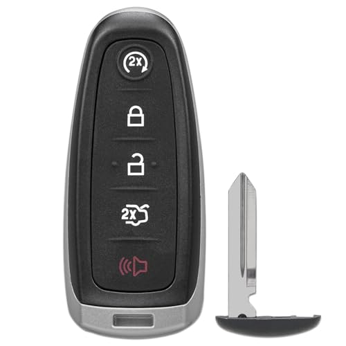 Key Fob Replacement Fits for 2011-2015 Ford Edge Explorer/ 13-19 Flex Taurus/ 15-17 Expedition/ 15-19 Focus/Lincoln MKS MKT MKX Navigator Keyless Entry Remote Control, M3N5WY8610, M3N5WY8609