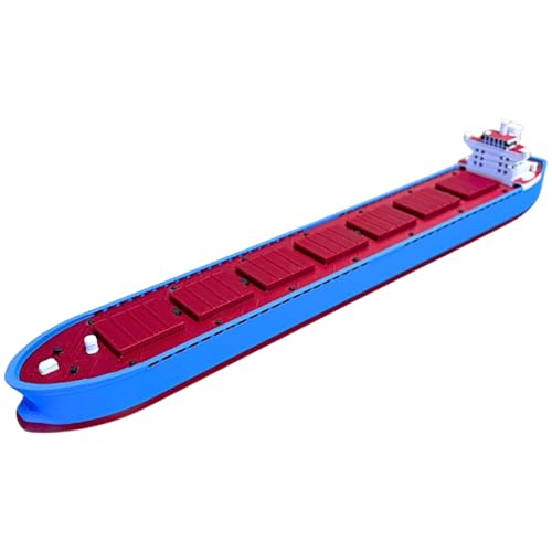 Sands Original Products Modern Cargo Ship Model - 10-Inch Bulk Carrier Replica - Maritime Industry Decor & Logistics Professional Gift