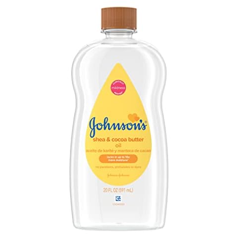 Johnson's Baby Oil with Shea & Cocoa Butter, 20 fl. oz Cover