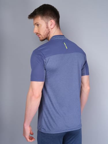 Image of TECHNOSPORT Men's Slim Fit Active T-Shirt - (MTP512 P) Pack of 1