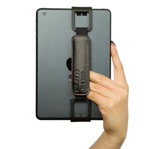 WiLLBee CLIPON Hand Pad Wide - Tablet e-Book Hand Strap Finger Grip Holder (Black, for 7.8-8.2 inch Device)