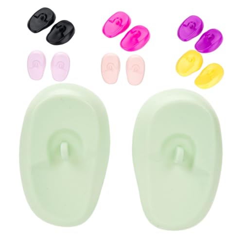 PENIKOKO 7pairs Silicone Ear Covers - Hair Dye Shield Protector Salon Hair Styling Tool DIY Accessories Reusable Hairdressing Supplies