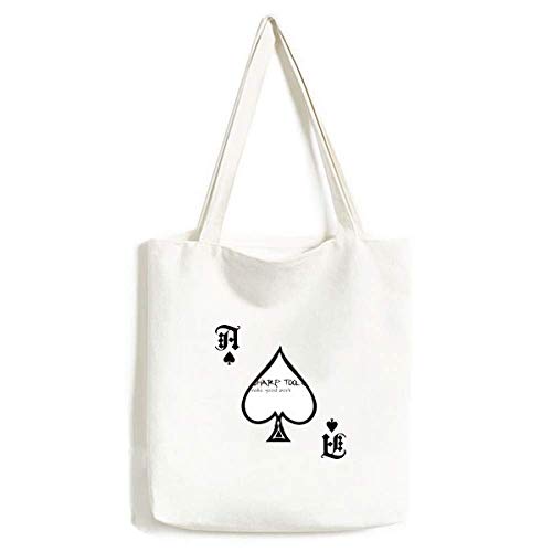 Sac de loisirs motif poker bêche pour vos sorties