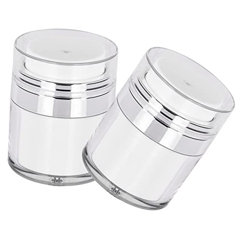 DECORNIJIA 2 st Återanvändbara Lotionflaskor med Pumpdispenser Hållbara och Praktiska Behållare för Hudkräm och Kroppssmör för Resor och Hygienartiklar