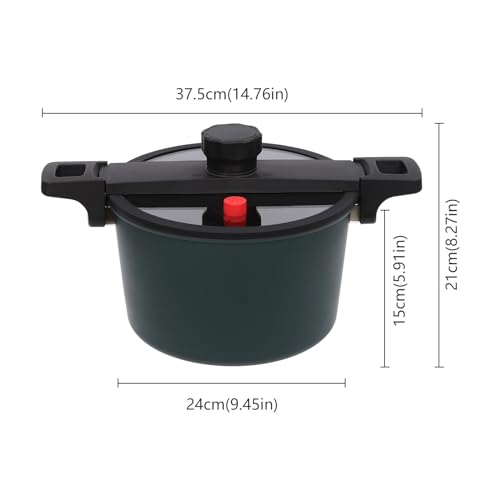 Pressure-Cookers-634-Quart-Pressure-Cooker-Pressure-Cookers-with-One-hand-Operating-Glass-Lid-2-5-KPa-Pressure-Cooker-Pressure-Cookder-Easy-to-Clean-Pressure-Canner-and-Cooker-Dark-Green