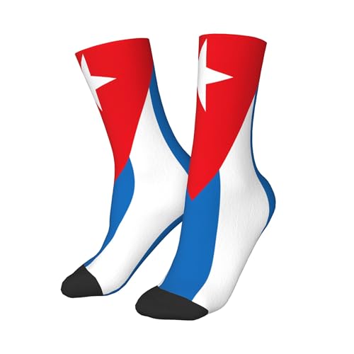 SEAEAGLE Cuban flag A Pair Junior Athletic Short Tube Socks Children Calf Tube Socks Short Stockings