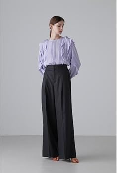 アドーア タンブラーローン　ホワイト 長袖ブラウス シンプルデザイン アドーア タンブラーローン ホワイト 長袖ブラウス シンプル