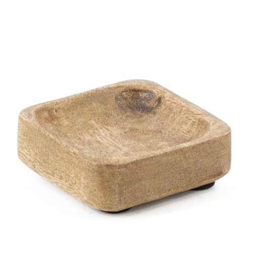 PARENCE.- Soporte de Madera Natural - Joyas, jabón, Llaves - Soporte Elegante y versátil para tu hogar