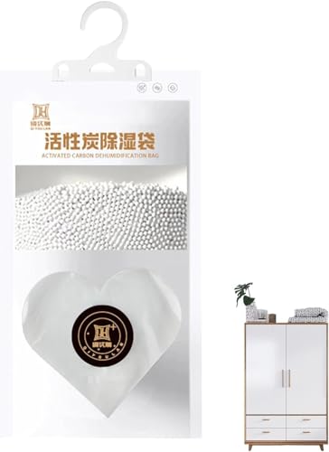 クローゼット用湿気袋 | ハンギング型湿度コントロールパック - 吸水湿気吸収乾燥剤部屋、引き出し、寝具用 (10個)