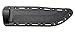 CRKT Ruger Muzzle-Brake Fixed Blade Knife with Sheath: Hunting and Outdoor Knife, Black Clip Point Blade, Molded Nylon Handle, Molle Compatible Sheath R2501K