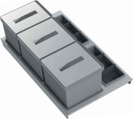 TECNOINOX Bidoni per la Raccolta differenziata, 3