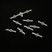 10PCS RC Airplane Plastic Needle Hinge Pin Hinge for RC Plane Helicopter Aircraft DIY Model Plane Fix Wing Parts Foam Model Plane Replacement (2x28mm)