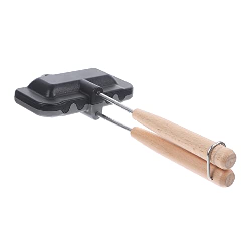 Garneck Non-stick Double-sided Sandwich Frying Pan Versatile Kitchen Gadget for Easy Grilling for Cooking Delicious Toast and Sandwiches Lightweight Mold for Outdoor Use