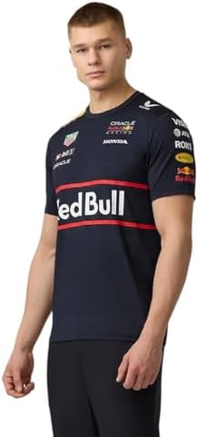 T-Shirt Oracle RB Racing Teamline Set Up pour Homme - Ciel Noctur...