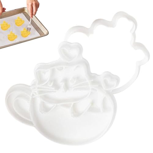Molde De Galletas De Gatito - Galleta Antiadherente Panier De Silicona À Carrefour Airfryer | Plateau De Friterie À Air Antiadhésif, De Cuisson En Pot En Silicone, Plateau À Cuis
