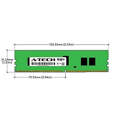 A-Tech 4GB DDR4 2133MHz PC4-17000 ECC RDIMM 1Rx8 Single Rank 1.2V ECC Registered DIMM 288-Pin Server & Workstation RAM Memory Upgrade Module (A-Tech Enterprise Series)