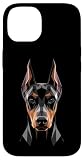 Hülle für iPhone 14 Dobermann Hunde Motiv Wachhund Liebe Stolze Dobermänner