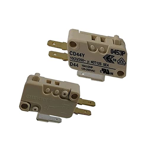 Micro interrupteur Cherry D44 inverseur 3 broches 10A pour contact fiable NO NC