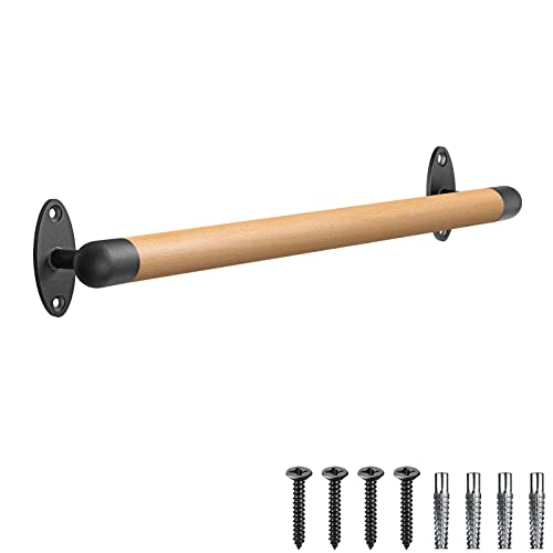 Vezek 3 M Aluminium-Handlauf-Set – Inkl. Halterungen, Für Treppen Innen & Außen