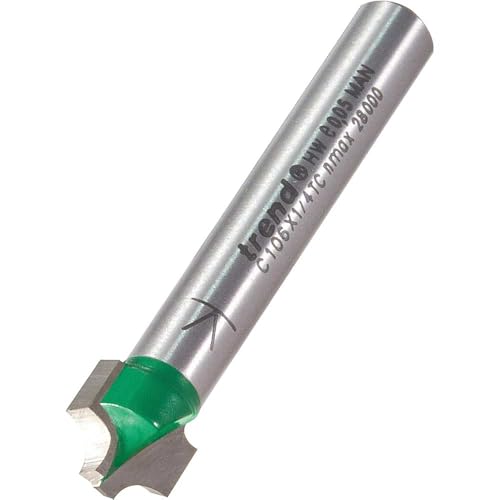 Trend C106 X 1/4TC Ovolo 3,2 mm Radio X 9,5 mm de diámetro – plata