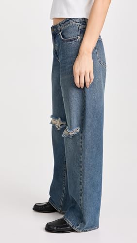 ABRAND Women's 99 Baggy Devyn Rip Jeans4