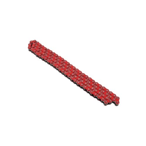Chaîne de moto 428 rouge 90L avec joint torique étanche pour VTT et quad