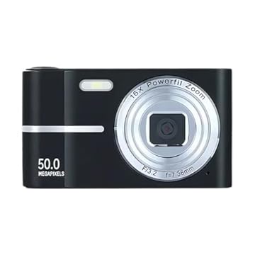 Câmera Digital De Alta Definição Vintage 16x Zoom 2.7k 50 Mp