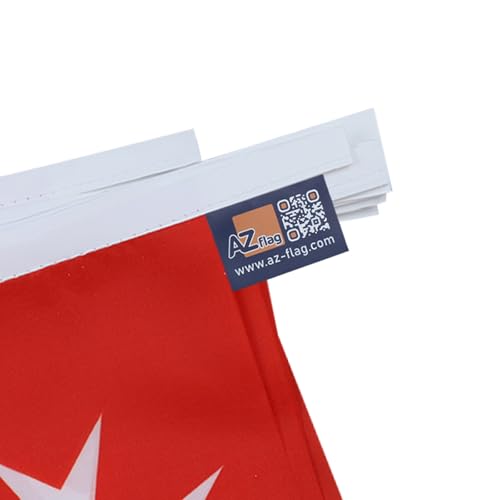Image of AZ FLAG Activity Order of Malta 6 meters BUNTING Flag 20 flags 9'' x 6'' - St John of Jerusalem STRING flags 15 x 21 cm
